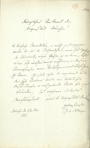 Ignaz von Döllinger an Rektorat, 3. Mai 1871