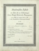Programm, 1911